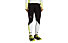 Brooks Carbonite Tight - pantaloni running - donna, Black/Grey/Yellow