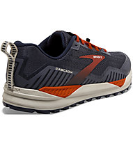 Brooks Cascadia 15 - scarpe trail running - uomo, Dark Blue/Red