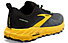 Brooks Cascadia 17 - scarpe trail running - uomo, Black/Yellow/Grey