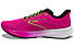 Brooks Hyperion - scarpe running neutre - donna, Pink/Light Green/Black