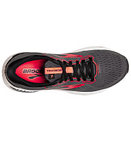 Brooks Trascend 7 - scarpe running stabili - donna, Grey/Red