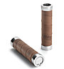 Brooks England Slender Leather Grips 130/130 - Griffe, Brown