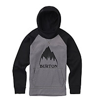 Burton Boys' Bonded - Kapuzenpullover - Kinder, Grey/Black
