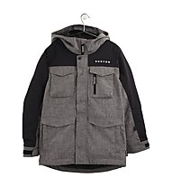 Burton Covert - giacca snowboard - bambino, Grey/Black