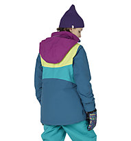 Burton Girls' Hart - giacca snowboard - bambina, Pink/Blue