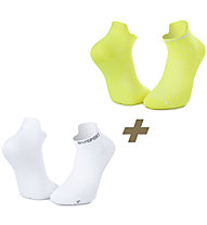 BV Sport Light 3D - kurze Socken, White/Yellow