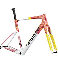 Cannondale SuperSix EVO LAB71 - Rennrad-Rahmenset, White/Pink/Yellow