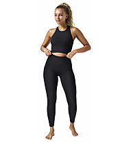 Casall Multi Rib Seamless W - leggings fitness - donna, Black