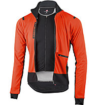 Castelli Alpha Ros - giacca da bici - uomo, Orange/Black