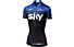 Castelli Team Sky 2019 Fan 19 - maglia bici - donna, Black/Blue