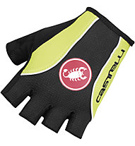 Castelli Free Glove - Guanti Ciclismo, Black/Lime/White