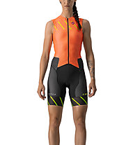 Castelli Free W Sanremo Suit Sl - Bodysuits und Neoprenanzüge - Damen, Orange/Black