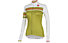 Castelli Girone Jersey FZ - maglia bici da donna, White/Olive Green