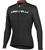 Castelli Prologo HD L/S Shirt Fz, Black/Black/Red