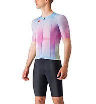 Castelli R-A/D - maglia ciclismo - uomo, Light Blue/Violet/Green