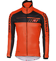 Castelli Velocissimo 2 - giacca bici - uomo, Orange/Black