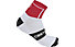 Castelli Calze bici Velocissimo 6 Sock, White/Red/Black