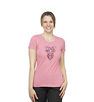 Chillaz Gandia Alps Love  - T-shirt - donna, Red