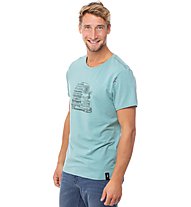 Chillaz Lettering Bus - maglietta arrampicata - uomo , Light Blue