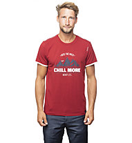Chillaz Retro Worry Less - maglietta arrampicata - uomo , Red