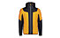 CMP Hybrid Jacket Fix Hood - giacca trekking - uomo, Orange/Black