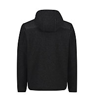 CMP Jacket Fix Hood - Fleecejacke - Herren, Black/Grey