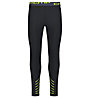 CMP Long Tights - pantaloni sci di fondo - uomo, Black/Green