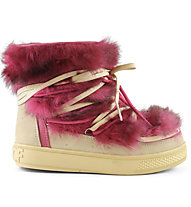 Colors of California Snow boot in long faux fur - stivali - donna, Pink/Beige