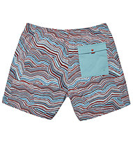 Cotopaxi Brinco Print M - pantaloni corti - uomo, Dark Red/Light Blue