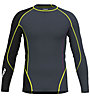 Crazy Fahrenheit - maglietta tecnica - uomo, Grey/Black/Yellow