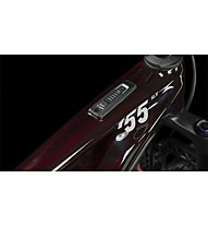 Cube Stereo Hybrid ONE55 - E-Mountainbike, Red/Black