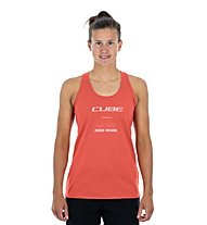 Cube Organic WS - Top - donna, Red