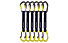 DMM Alpha Sport Quickdraw 6 Pack - Expressset , Black/Yellow