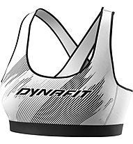 Dynafit Alpine Graphic W - reggiseno sportivo alto sostegno - donna, White/Black