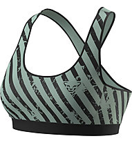 Dynafit Alpine Graphic W - reggiseno sportivo alto sostegno - donna, Light Green/Black