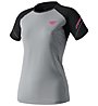 Dynafit Alpine Pro - Trailrunningshirt Kurzarm - Damen, Grey/Black/Pink
