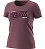 Dynafit Graphic - T-Shirt sport di montagna - donna, Bordeaux/Dark Bordeaux/Pink