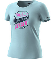 Dynafit Graphic - T-Shirt Bergsport - Damen, Light Blue/Dark Blue/Pink