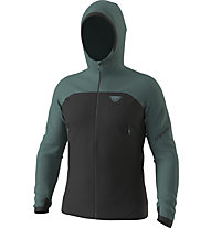 Dynafit Ridge Thermal Hoody M - felpa in pile - uomo, Black/Green