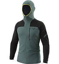 Dynafit Speed Polartec® Hooded - felpa in pile - uomo, Green/Black/Yellow