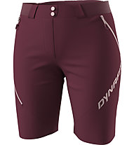 Dynafit Transalper 4 Dst - pantaloni corti trekking - donna, Dark Red/Pink