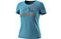 Dynafit Transalper Graphic S/S W - T-Shirt - Damen, Light Blue/Orange/Dark Blue
