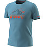 Dynafit Transalper Graphic S/S M - T-shirt - uomo, Light Blue
