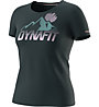 Dynafit Transalper Graphic S/S W - T-shirt - donna, Dark Blue