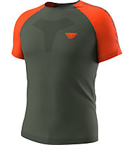 Dynafit Ultra 3 S-Tech S/S - Trailrunningshirt - Herren, Green/Orange
