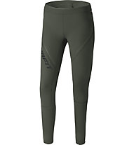 Dynafit Winter Running - pantaloni trail running - donna, Dark Green/Black