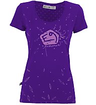 E9 Emy T-Shirt Damen Kletter- und Bouldershirt Kurzarm, Purple