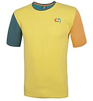 E9 Four Move T-shirt arrampicata, Cedar/Mint