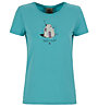 E9 Paradise - T-shirt arrampicata - donna, Light Blue