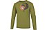 E9 Squad T-Shirt Herren Kletter- und Bouldershirt Langarm, Green